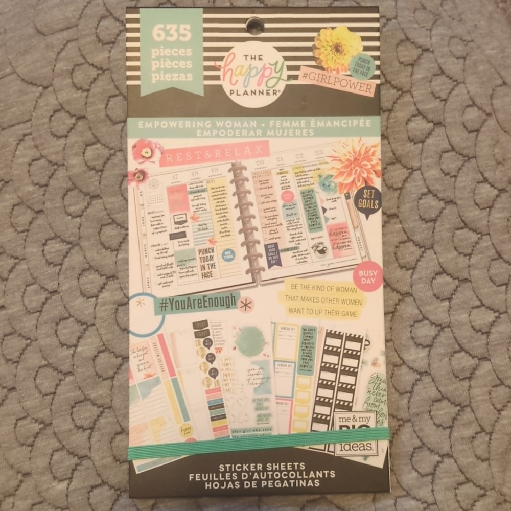 New Happy Planner Empowering Woman sticker book